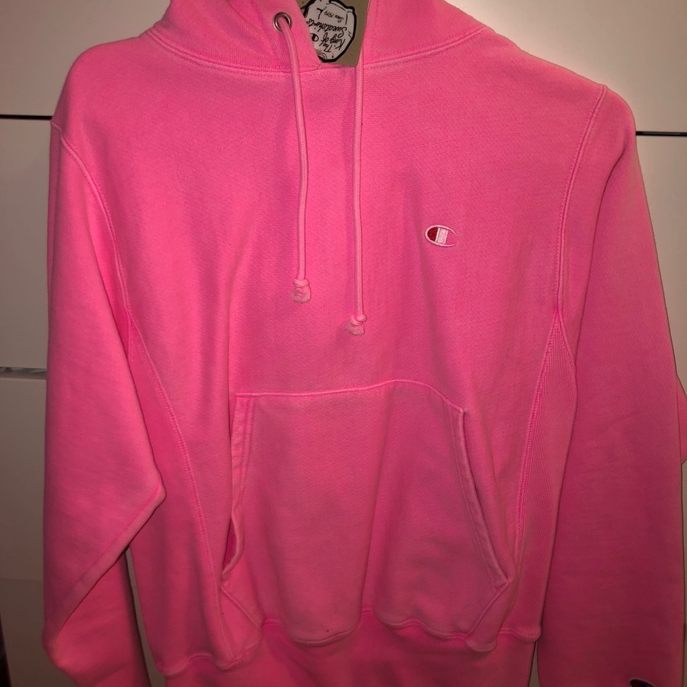 Pink Champion hoodie